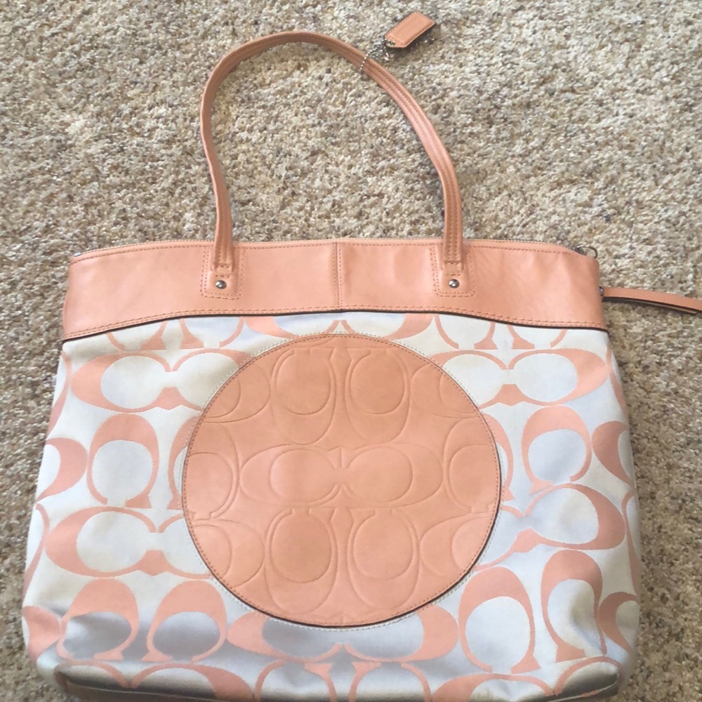 Large Coach tote bag